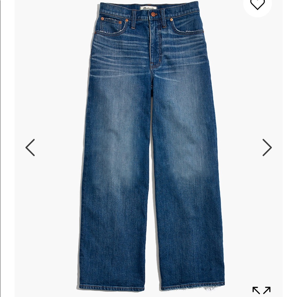 Madewell wide leg crop